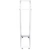 Picture of 45U adjustable Depth 4-Post open frame network rack RAL9003 -Signal White