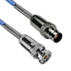 Picture of 1553 TRB 3-Lug Plug to TRB 3-Slot Jack Cable Assembly using 30-02001-LC Coax, 1 FT with Bend Relief