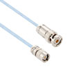 Picture of 1553 TRB 3-Slot Plug to TRS Subminiature Plug Cable Assembly using M17/176-00002-LC Coax, 1 FT , LF Solder
