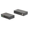Picture of ESD Metal Industrial USB 2.0 Extender System, Extends Up to 150 feet over  Solid Core Ethernet, TX Transmitter and 4 Port RX Receiver Hub