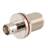 Picture of Coaxial Adapter, N Female / BNC Female Bulkhead