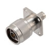 Picture of Precision 4 Hole Flange Mount SMA Male to N Male Adapter