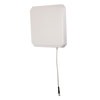 Picture of 902 to 928 MHz RFID Flat Panel Antenna, RHCP, 9 dBi, White ABS, RP SMA Male, IP54