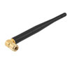 Picture of 2.4 GHz to 5.85 GHz Dual Band Antenna, Monopole, 90-degree angle, RPSMA Male Connector, 1.2 and 4.26 dBi Gain