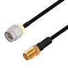 Picture of SMA Male to SMA Female Cable Assembly using LC141TBJ Coax, 1 FT