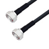 Picture of Low Loss 7/16 DIN Male to 7/16 DIN Male Cable Assembly using LMR-400-DB Coax, 4 FT with Times Microwave Components