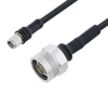 Picture of Low Loss SMA Male to N Male Cable Assembly using LMR-195 Coax, 2 FT with Times Microwave Components