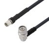 Picture of Low Loss SMA Male to TNC Male Right Angle Cable Assembly using LMR-240 Coax, 6 FT with Times Microwave Components