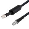 Picture of Low Loss BNC Male to N Male Weatherproof Cable Assembly with Silicone using LMR-400 Coax, 5 FT with Times Microwave Components