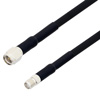 Picture of SMA Male to SMA Female Cable Assembly using RG223 Coax, 4 FT