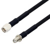 Picture of SMA Male to SMA Female Bulkhead Cable Assembly using RG223 Coax, 10 FT