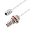 Picture of BNC Female Bulkhead to N Female Cable Assembly using LC141TB Coax, 1 FT