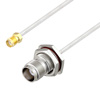Picture of SMA Female to TNC Female Bulkhead Cable Assembly using LC085TB Coax, 4 FT