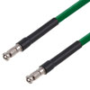 Picture of 75 Ohm 12G SDI HD-BNC Male to HD-BNC Male Cable Assembly using 4694R-GR Coax, 10 FT