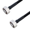 Picture of Fire Rated 7/16 DIN Male to 7/16 DIN Male Low PIM Cable Using SPF-375 Coax Using Times Microwave Parts 3 Meters