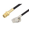 Picture of SMA Female to SMA Male Right Angle Cable Assembly using RG174 Coax, 4 FT
