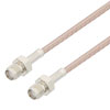 Picture of SMA Female to SMA Female Cable Assembly using RG-316 Coax, 6 FT