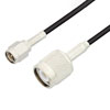 Picture of SMA Male to TNC Male Cable Assembly using RG174 Coax, 2 FT , LF Solder
