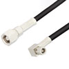 Picture of SMC Plug to SMC Plug Right Angle Cable Assembly using RG174 Coax, 6 FT , LF Solder