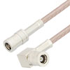 Picture of SMB Plug to SMB Plug Right Angle Cable Assembly using RG316 Coax, 6 FT