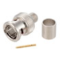 Picture of 12G SDI BNC Male 75 Ohm Connector Crimp/Solder Attachment for Belden 4694R, Belden 1694A, RG6
