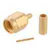 Picture of Non-Magnetic SMA Male Straight Body Connector Crimp/Solder Attachment for RG174U