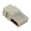 Picture of HDMI 2.0 Keystone Adapter, 90 Degrees, White