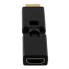 Picture of HDMI Male to Female, Rotatable 360 Degrees, Black