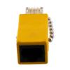 Picture of ISDN Loopback Adapter RJ48C Female to RJ45 Male, Dark Yellow