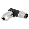 Picture of Right Angle M12 4 Pin A-Code Male Field Termination Connector, 23-20AWG