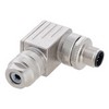 Picture of Shielded M12 8 Pin A-Code Male Right Angle Field Termination Connector, 24-20AWG