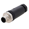 Picture of M12 8 Pin A-Code Male Field Termination Connector, 24-20AWG