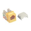 Picture of OCC Category 6 Keystone Jack 110/RJ45 EIA568A/B Yellow
