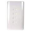 Picture of Modular Wallplate 4.7"x2.8" Quad RJ45