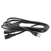 Picture of N5-15P Male to C13 Female Power Splitter Cord, Rated for 15 A, 10-foot Length