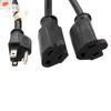 Picture of N5-15P Male to N5-15R Male Power Splitter Cord, Rated for 15 A, 15-foot Length