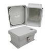 Picture of 8x6x4 Inch UL® Listed Weatherproof NEMA 4X Enclosure with Blank Aluminum Mounting Plate