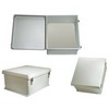 Picture of 18x16x8 Inch Weatherproof NEMA 4X Enclosure with Blank Non-Metallic Mounting Plate
