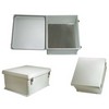Picture of 18x16x8 Inch Weatherproof NEMA 4X Enclosure with Blank Aluminum Mounting Plate