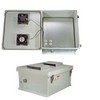 Picture of 20x16x11 Inch 120 VAC Weatherproof Enclosure with Heater and 85° Turn-on Cooling Fans