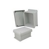 Picture of 8x6x4 Inch UL® Listed Weatherproof Industrial NEMA 4X Enclosure Only with Corner Screws
