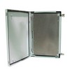 Picture of 24x16x9 Inch Weatherproof NEMA 4X Enclosure w/Back and Front Mounting Plate