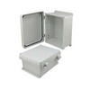 Picture of 10x8x5 Inch UL® Listed Weatherproof Industrial NEMA 4X Enclosure Only with Non-Metallic Hinges
