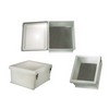 Picture of 18x16x8" UL® Listed Weatherproof Windowed NEMA 4X Enclosure with Blank Aluminum Mounting Plate