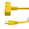 Picture of NEMA 5-15P to NEMA 5-15R, SJTOW 12 AWG x 3C 105 deg C- 100 Feet