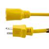 Picture of NEMA 5-20P to NEMA L5-20R, SJTOW 12 AWG x 3C 105 deg C- 100 Feet