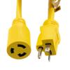 Picture of NEMA 5-20P to NEMA L5-20R, SJTOW 12 AWG x 3C 105 deg C- 50 Feet
