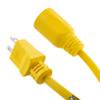 Picture of NEMA 5-20P to NEMA L5-20R, SJTOW 12 AWG x 3C 105 deg C- 50 Feet
