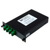 Picture of Passive CWDM, LGX Mux, 4 Channels with 20nm spacing, starting at Ch 1551nm, LC/APC with Monitor & Pass