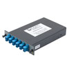 Picture of Passive CWDM,  Single LGX Mux, 8 Ch w/ 20nm spacing, start ch 1470nm, LC/UPC  w/ MON (1%)&Pass Single Fiber